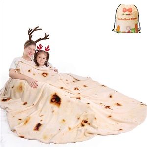 mermaker Burrito Tortilla Blanket 2.0 Double Sided